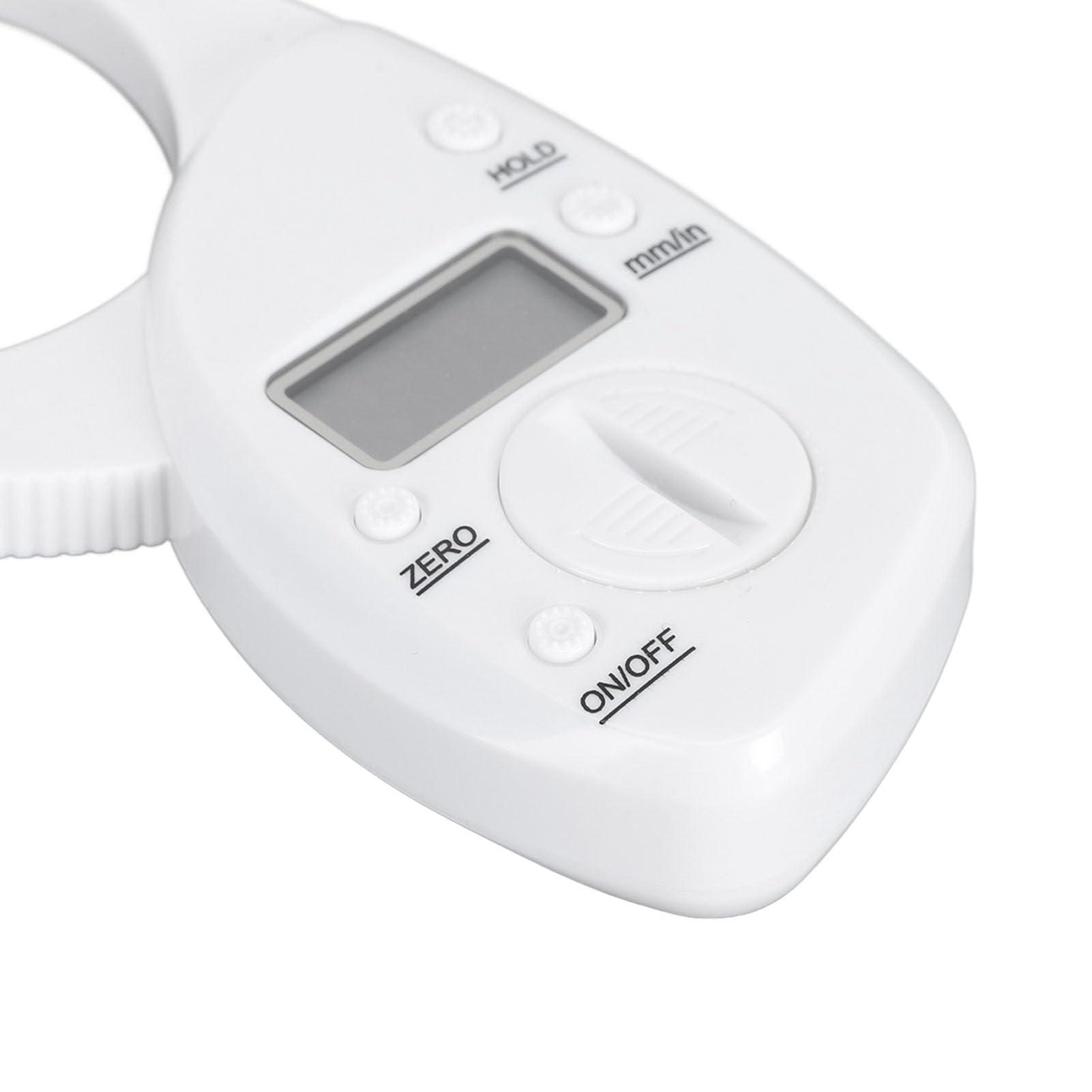 Fabater Skinfold Test Analyzer, Simple Operation Professional LCD Display Body Fat Caliper High Sensitivity for Men