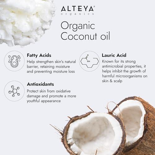 Alteya Alteya Organic Extra Virgin Coconut Oil 1000ml - 100% USDA Certified Organic Pure Natural Extra Virgin Coconut Oil (Cocos Nucifera)