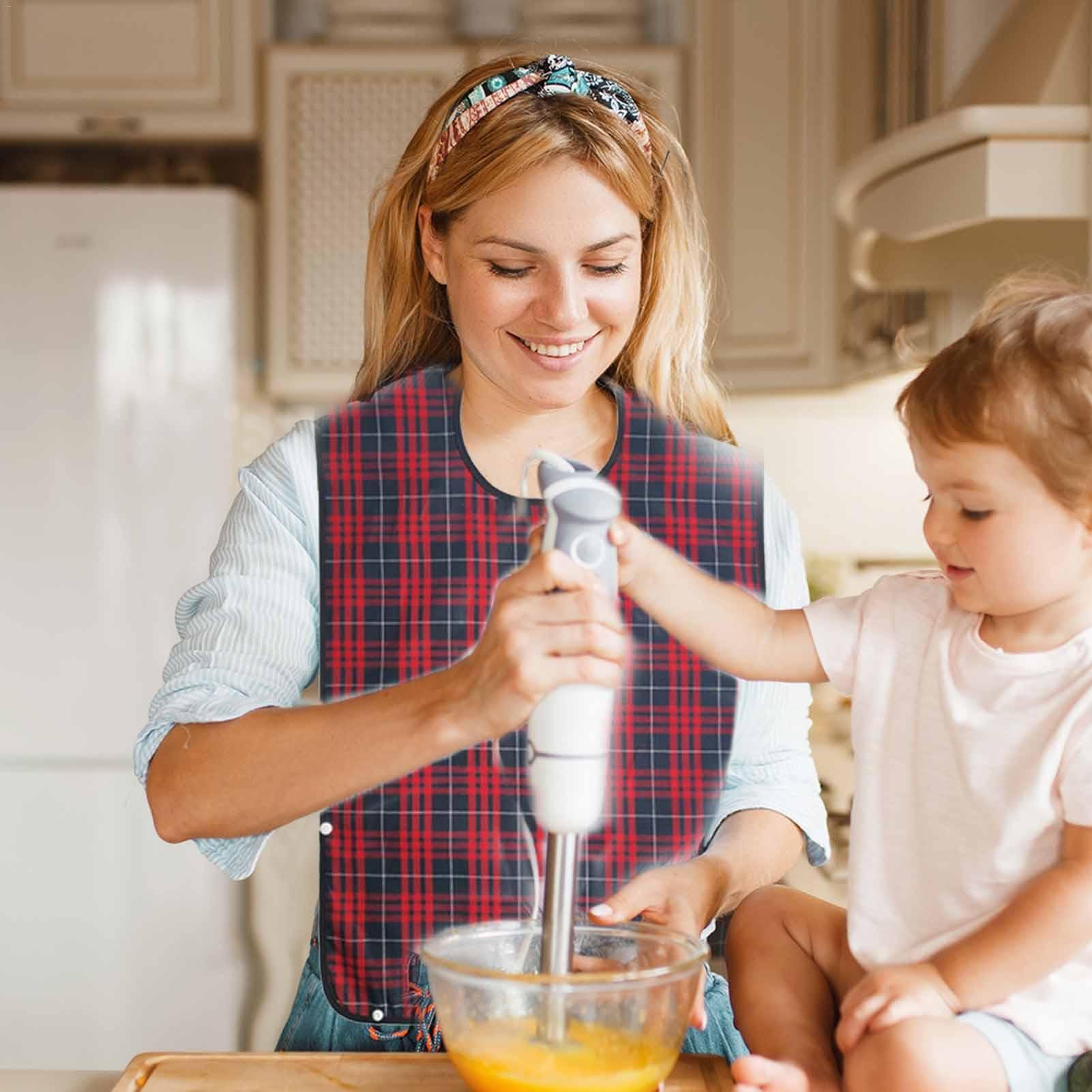 FreshCart Basics Bib For Adults For Eating,Adult Bibs with Food Catcher for Eating - Washable Eating Bib Large Feeding Adult Bibs Clothing Protectors Bibs For Seniors, Women, Men, Elderly