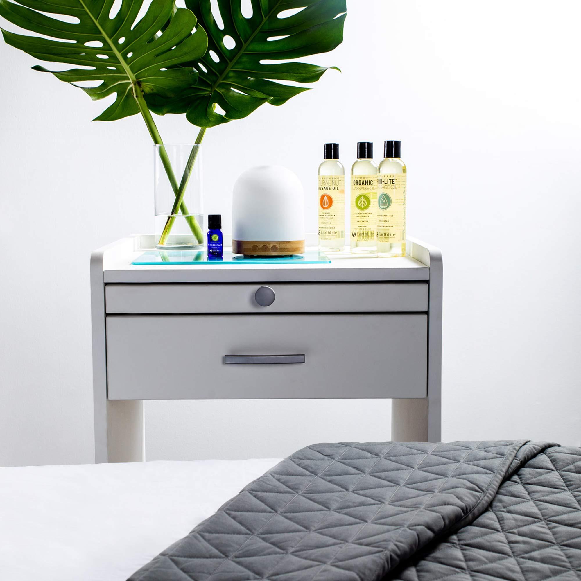 Earthlite EARTHLITE Pure Organic Massage Oil  NEW 2019 - Chemical Free, 100% Certified Organic, Finest Quality for Therapists & Clients, Unscented