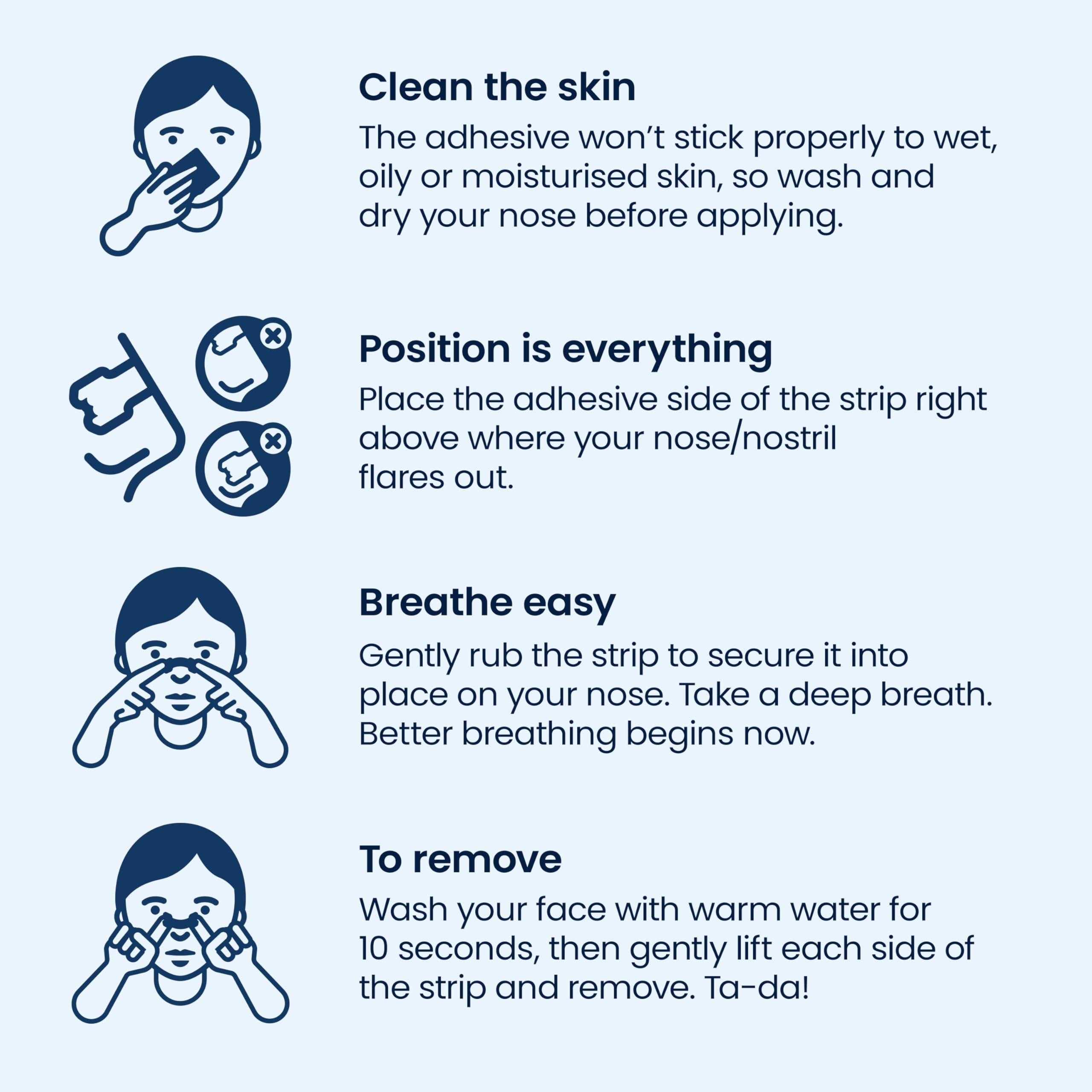 Breathe Right Breathe Right Nasal Strips Clear Large 10s, Instantly Relieves Nasal Congestion, Helps Reduce Snoring, Drug-free, Snoring Aid for Men and Women, 10 Count (Pack of 1)