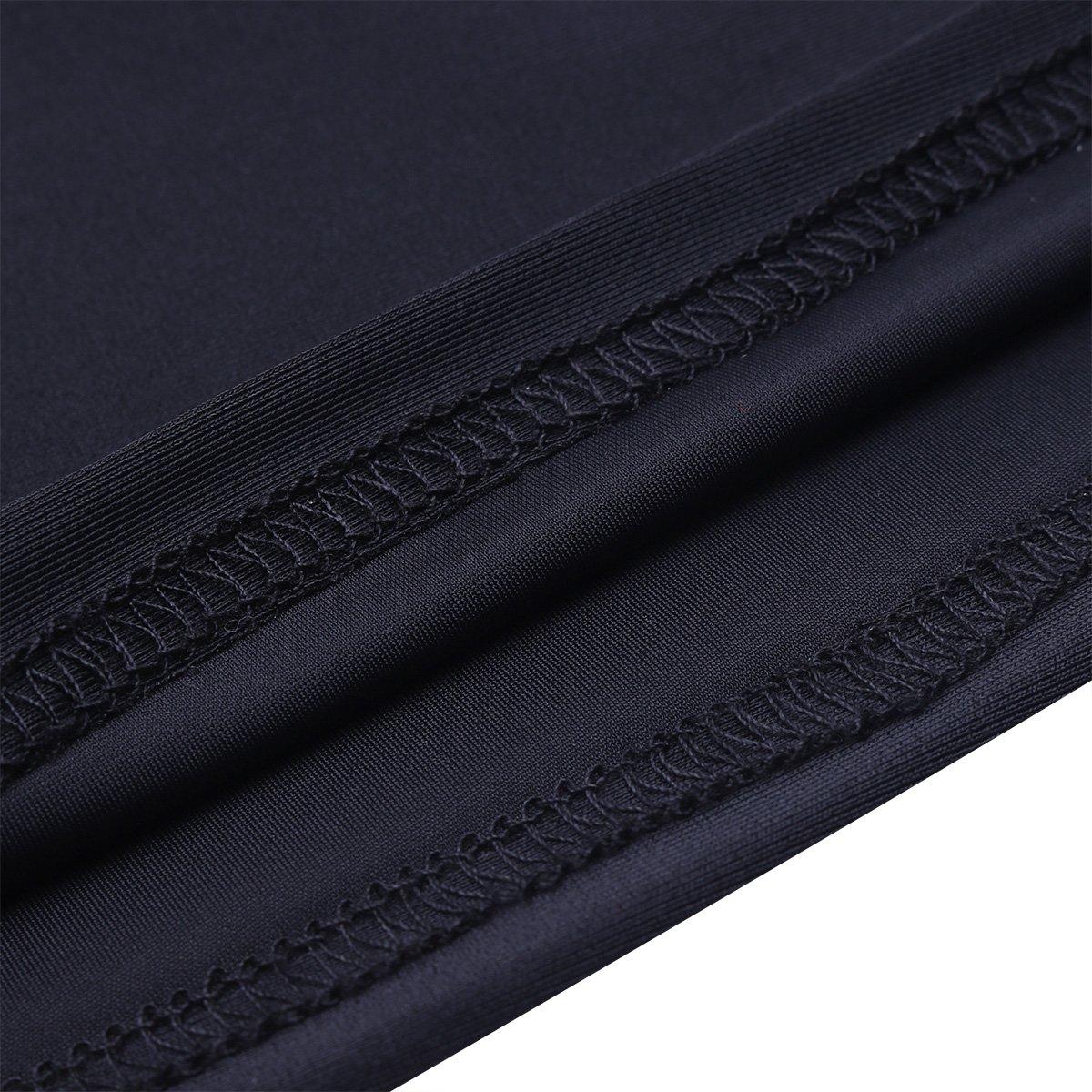 Agoky Agoky Adult Full Face Hood Blindfold Head Mask Spandex Role Play Costume Men Women (1#Black)