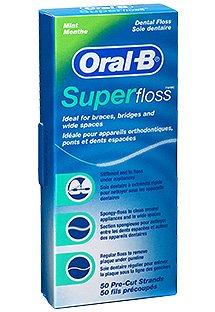 Oral-B Oral-B Superfloss Dental floss 50 pieces, Pack of 12 (12x 50 pieces)