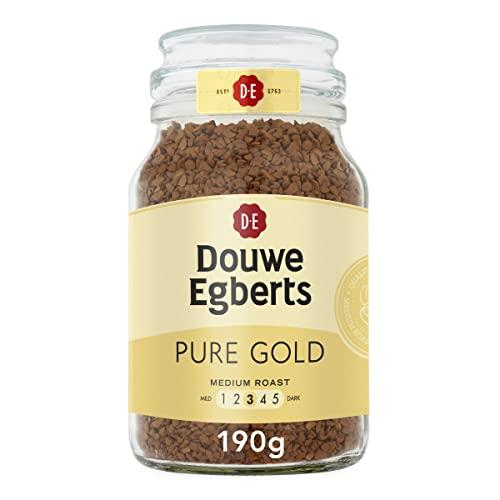 Douwe Egberts Douwe Egberts Pure Gold Medium Roast Instant Coffee 190g (Pack of 6 Jars, Total 1.14kg)
