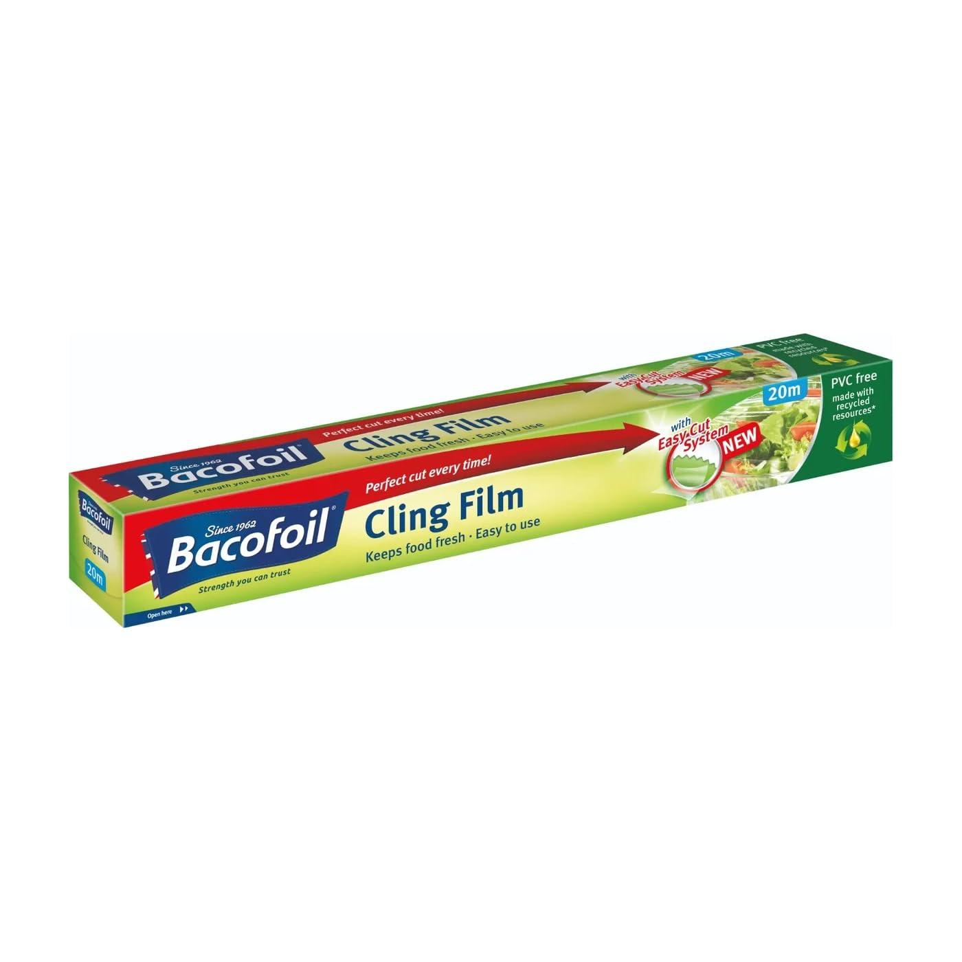 Bacofoil Bacofoil PVC Free Cling Film with Easy-Cut System 32.5cm x 20m