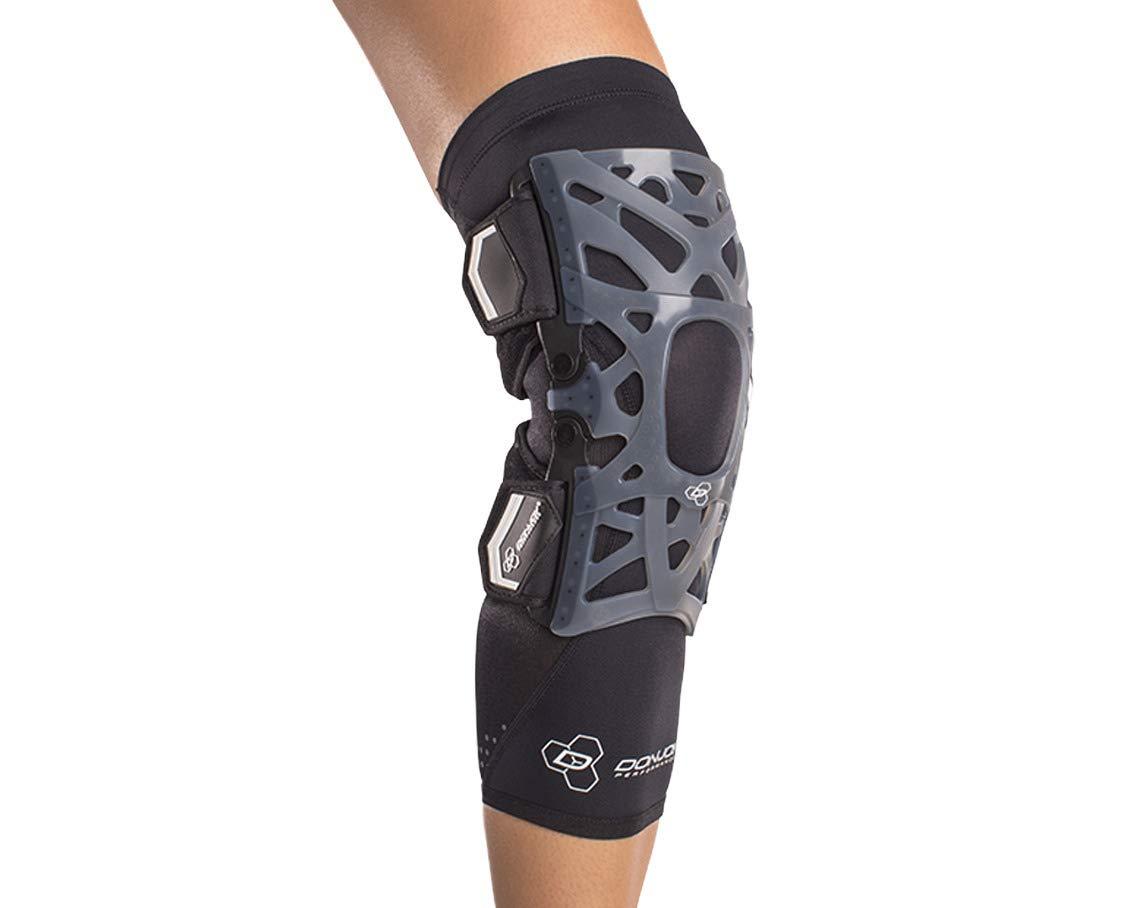 DonJoy Performance DonJoy Performance WEBTECH Knee Support Brace for Men and Women | Knee Pain Relief Support with Compression Undersleeve | Silicone Web Technology with Silicone Web Technology: Black, X-Large