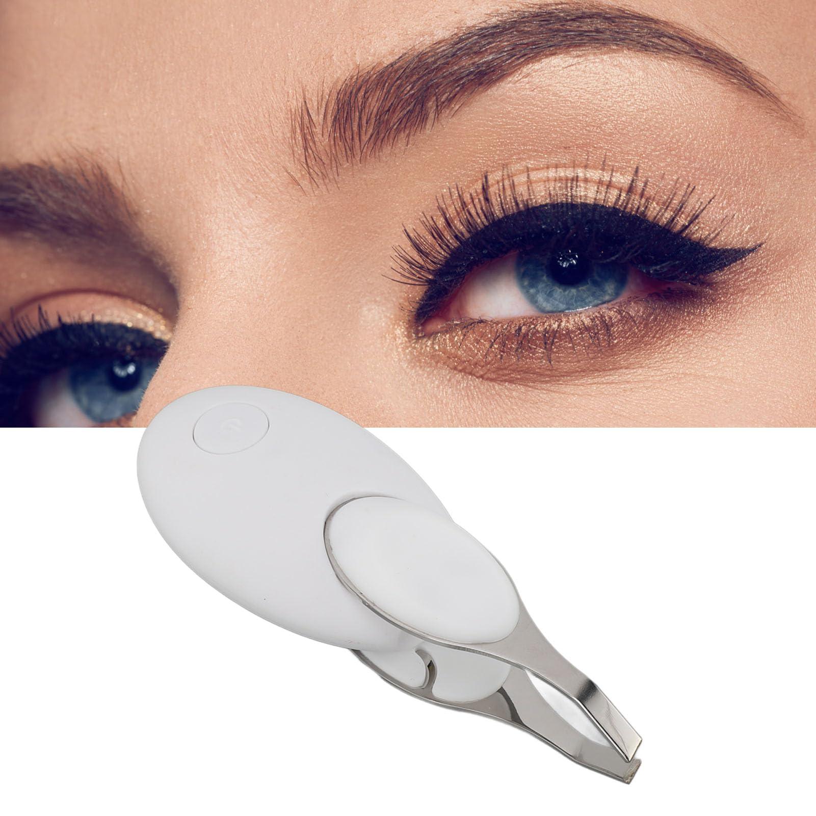 Focket Electric Eyebrow Tweezers, Visualizable Hair Removal Tweezer with HD Camera, WiFi USB Rechargeable Precision Tweezer, Eyebrow Hair Remover for Women, Men