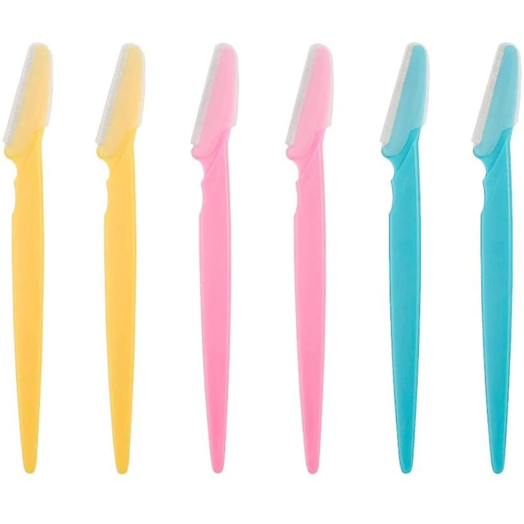 Generic Eyebrow Shaping Razor Face Shavers for Women (Blue)