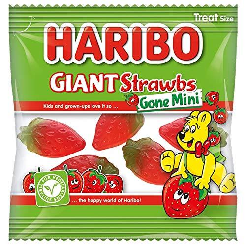 Burmont's Speciality Gifts The Ultimate Haribo Mini Bags Sweets Hamper - Starmix, Supermix, Strawbs & Tangfastics - Hamper Exclusive to Burmont\'s