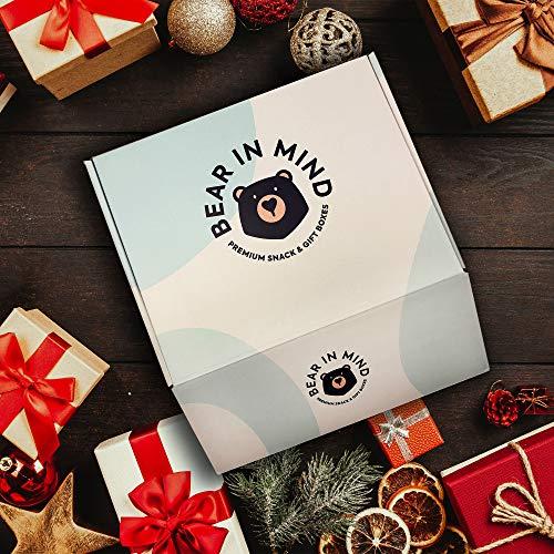 BEAR IN MIND Keto Snack Box Hamper: Ultimate Keto Gift Box - Keto Snacks and Treats UK - Gluten-Free & Vegetarian - Perfect Low Sugar Gift Box Treats for Keto and Paleo Lovers - Ideal Keto Gifts for Women and Men