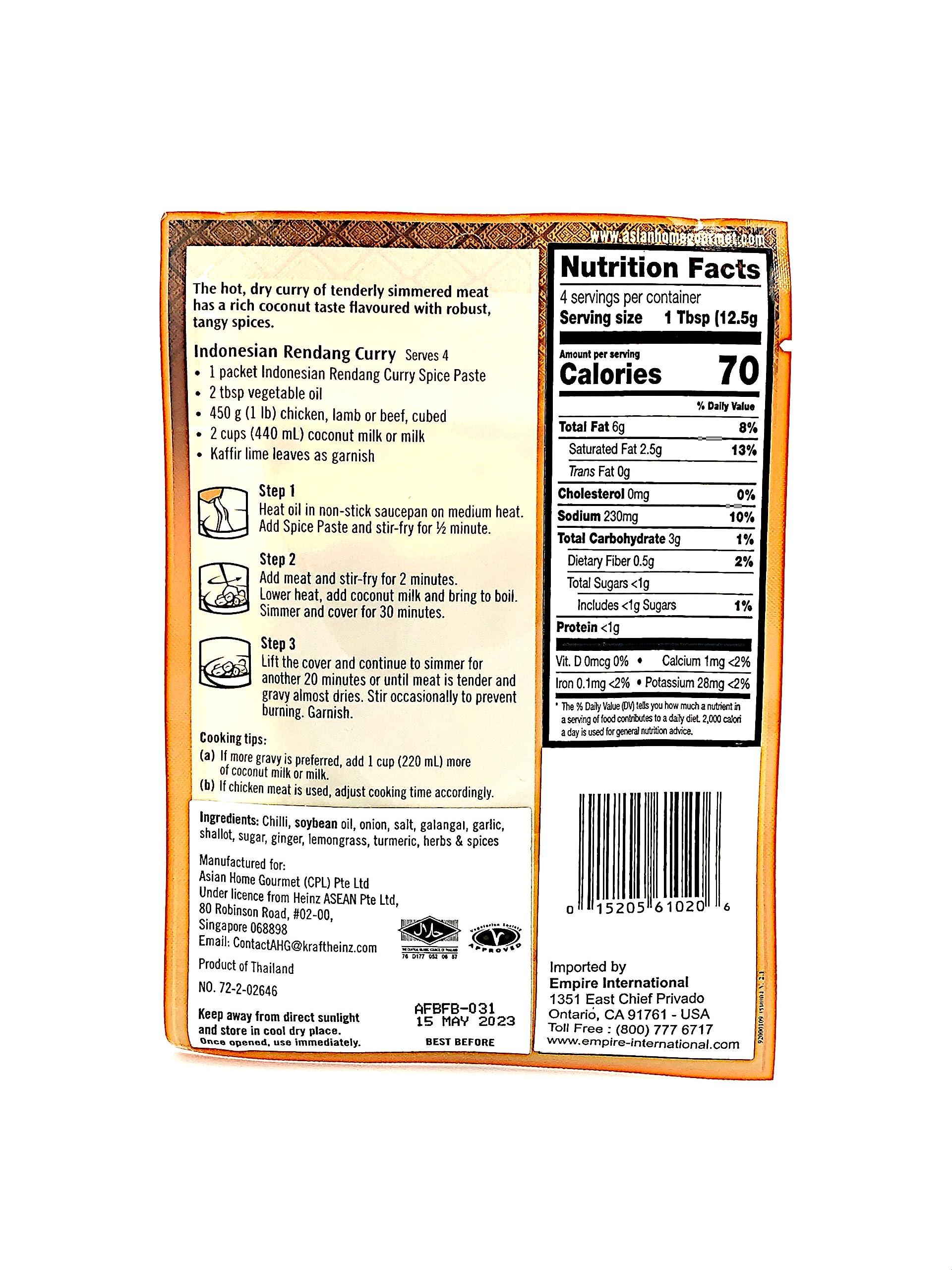 Asian Home Gourmet Asian Home Gourmet Indonesian Rendang Curry 50g