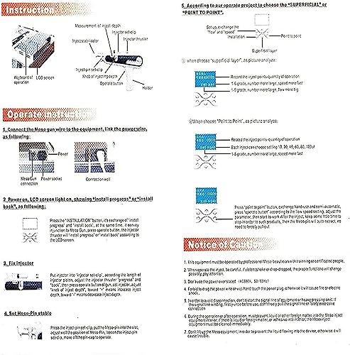GEJLELDS GEJLELDS Mesogun Mesotherapy Gun, Mesotherapy Beauty Machine Beauty Device Facial Water Hydro Vacuum Gun For Skin Care Wrinkle Removal