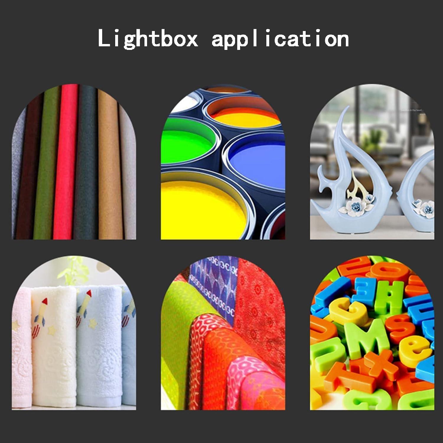 HotcoS Color Assessment Cabinet, 6 Light Sources Lab Color Matching Box, Professional LED Light Box Color Matching Cabinet for Textile Printing and Dyeing Materials.