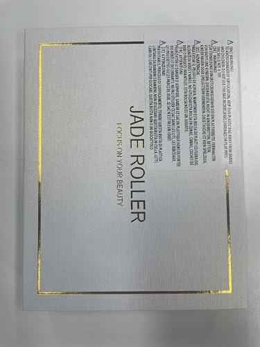 NewL NewL Facial Massage, Set of 3 Royal Jade Roller, Natural Rose Quartz Anti-aging Tools for Face Neck Eye Body With Box