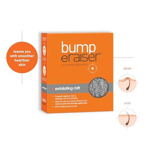 Bump eRaiser Bump Eraiser Exfoliating Mitt for use After Hair Removal To Reduce the Chances of Ingrown Hairs or before Tanning