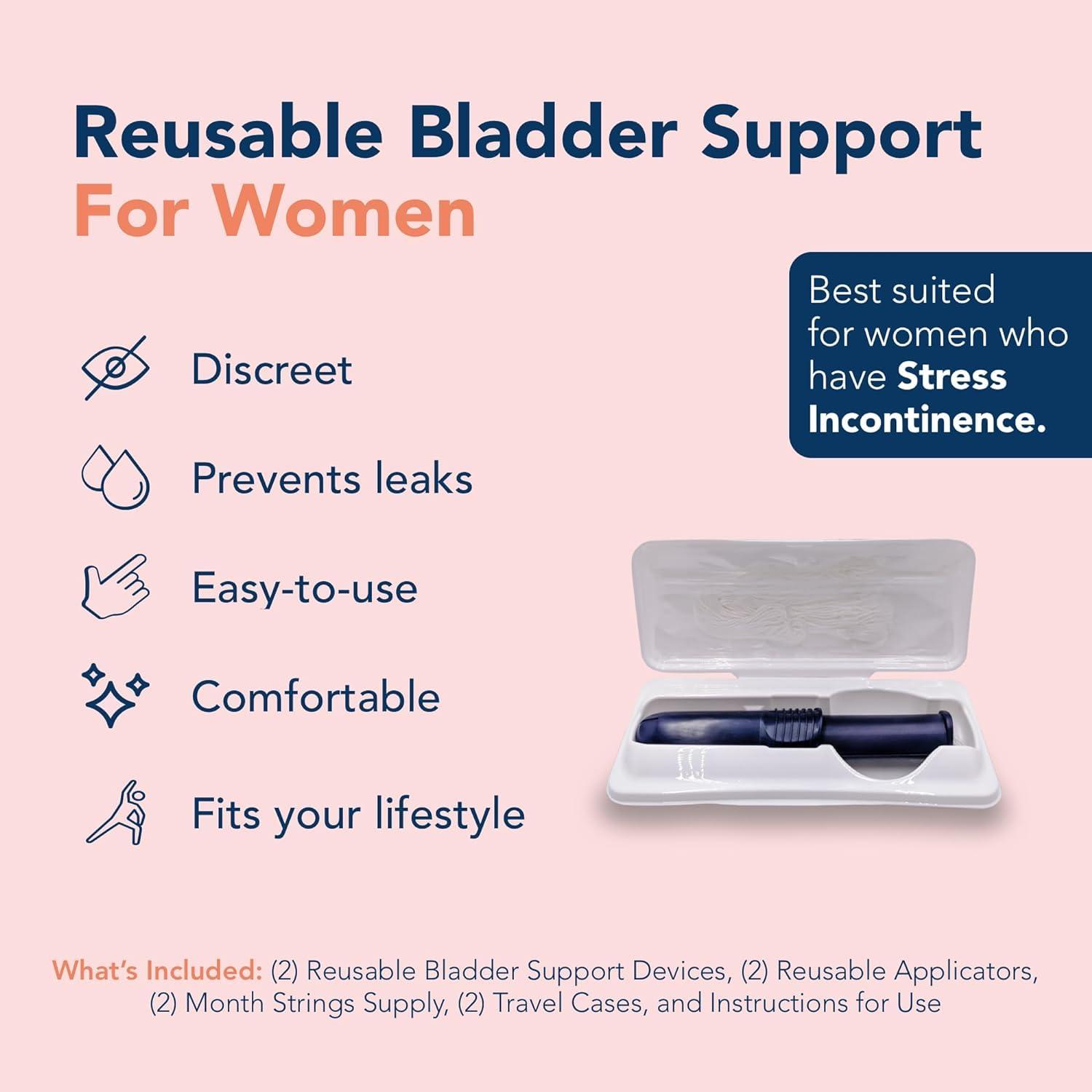 RINOVUM Revive Reusable Bladder Control Support for Women, One Month Supply