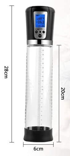 Spenic Men\'s Handheld Vacuum Pump Massager with ED Panel Screen Men\'s Vacuum Pump, Electric Massager Men\'s Muscle Pump for Body Massage Relaxation, Stress Relief Massage Equipment Device Tool