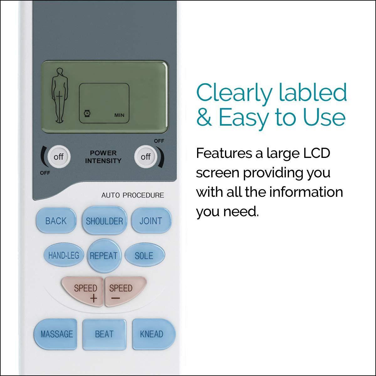 truMedic truMedic TENS Unit Electronic Pulse Massager 2\" x 7.75\" x .75\" White/Color Buttons