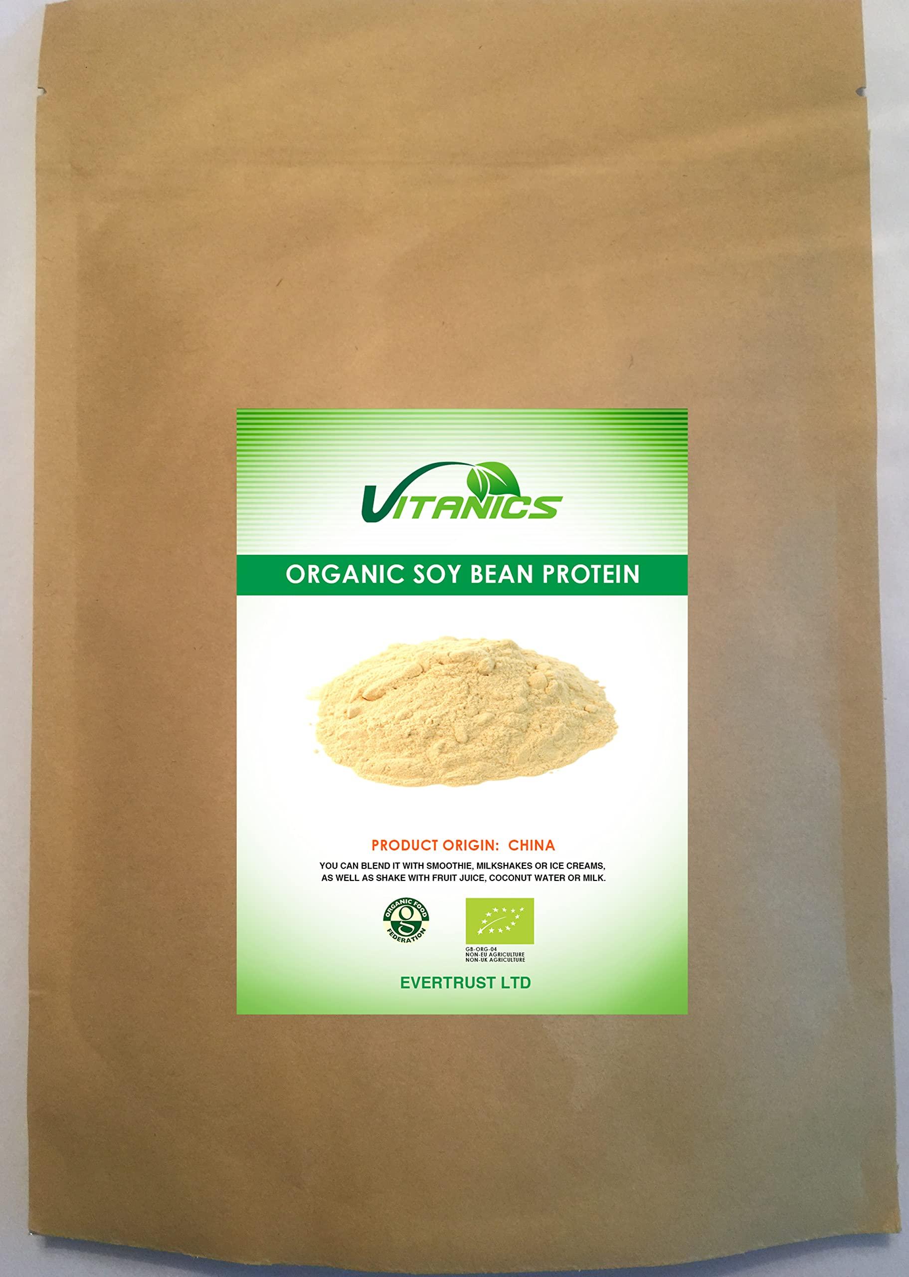 Vitanics Organic Soy Protein Isolate 92% Protein (200g)