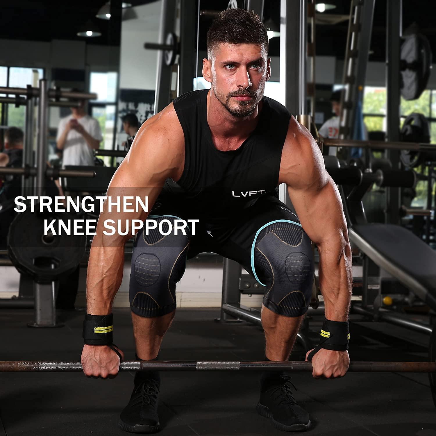 JHVW JHVW Copper Knee Braces for Knee Pain(2 pack)- Knee Compression Sleeve Support for Men & Women,Arthritis,Working Out