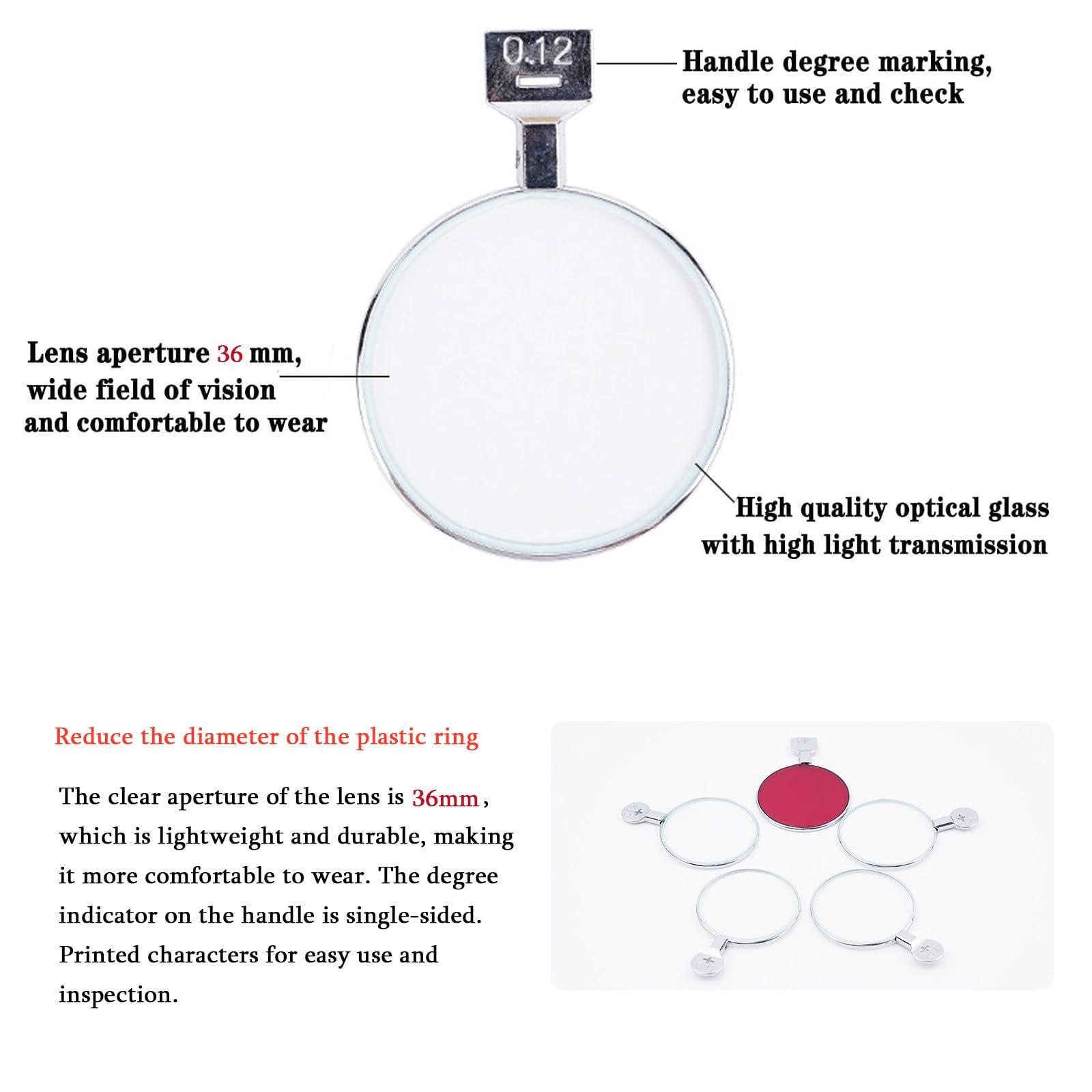 CQLXZ 266 pcs Optical Trial Lens Set Ophthalmology Optometry Kit with Metal Rims Eye Optometry Lens Kit for Check The Refractive Error, with Optometry Test Trial Frame