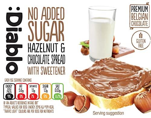 :Diablo Diablo NO ADDED SUGAR Hazelnut Chocolate Spread 350g