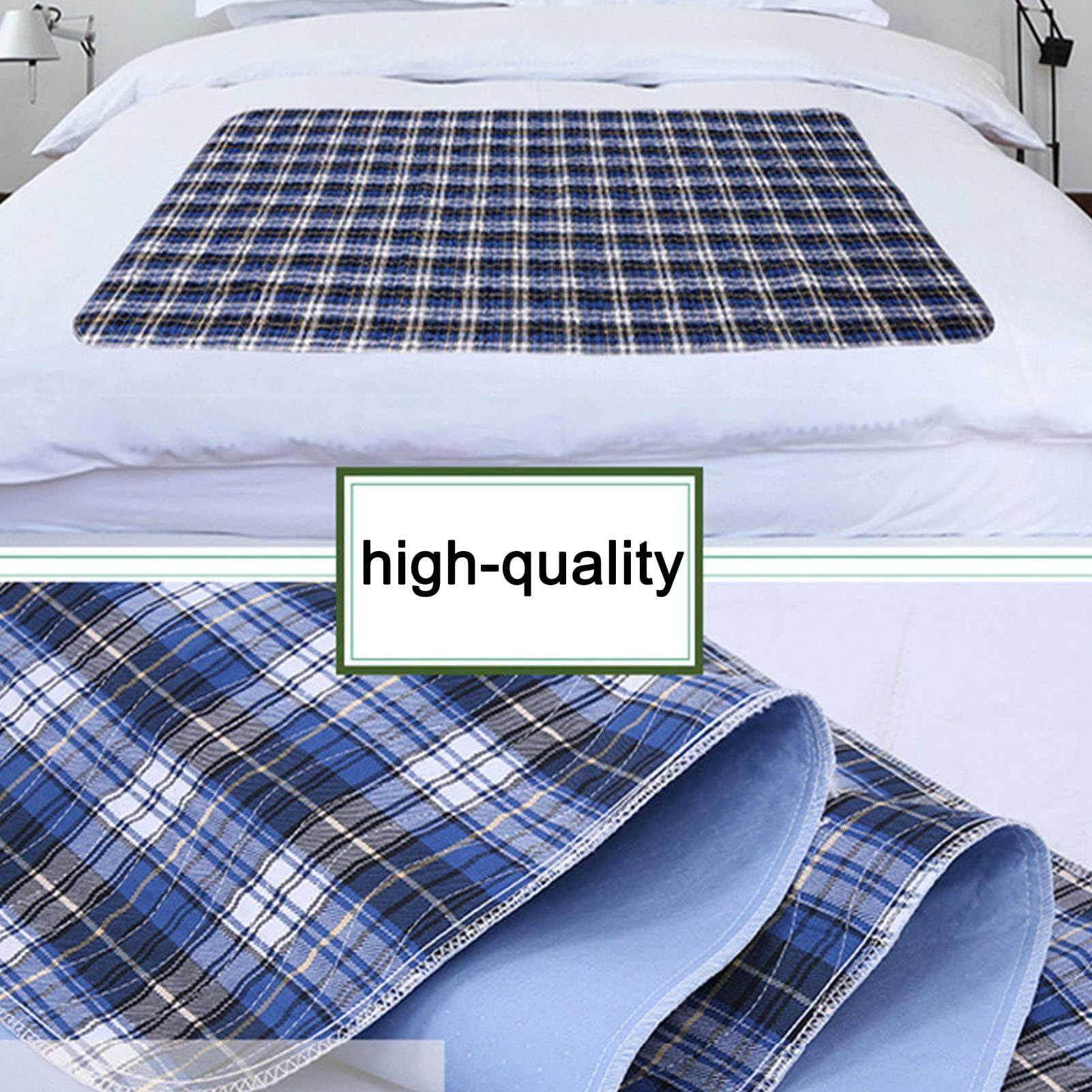 WPJQJWD WPJQJWD Waterproof Incontinence Bed Pads, Non-Slip Mattress Protector Reusable Incontinence Bed Pads Washable Bed Protector Pad For Incontinence And Bed Wetting