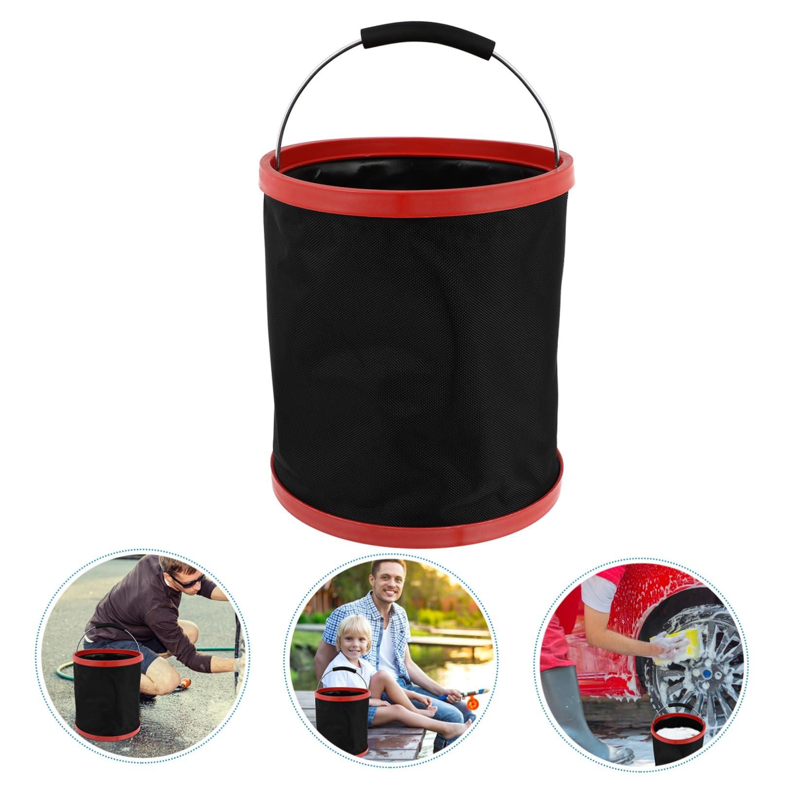 KOMBIUDA KOMBIUDA Portable Folding Water Container Water Bucket for Camping Hiking Fishing and Outdoor Activities and Lightweight Design for Easy Storage