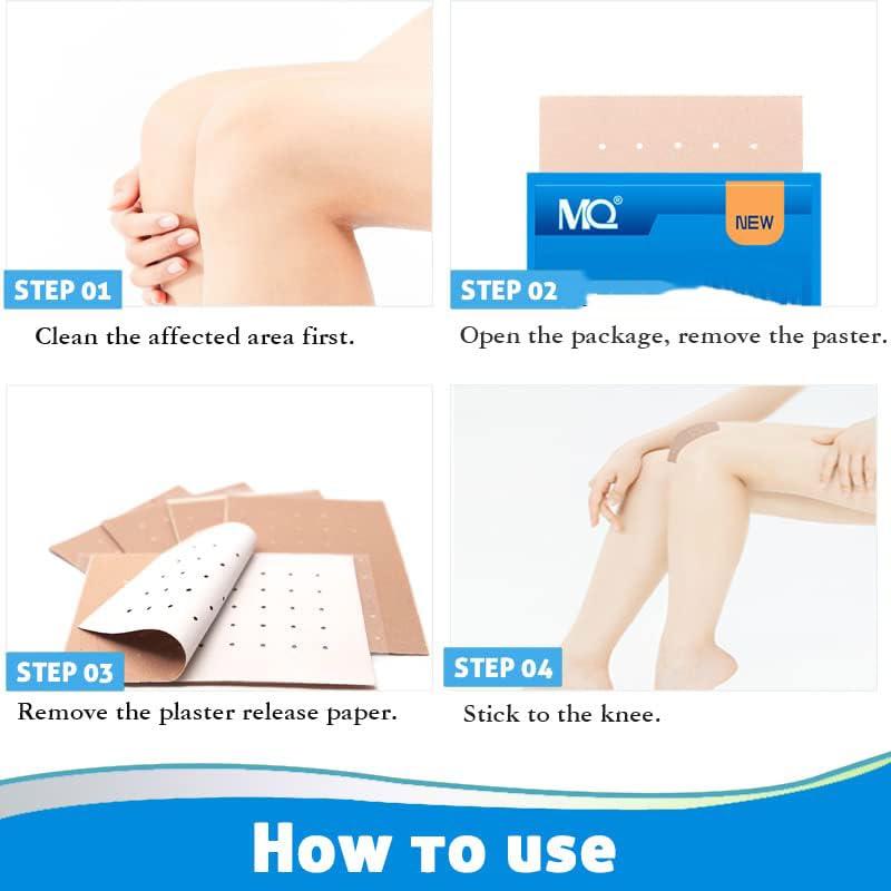 MQUPIN 60PCS Pain Relief Patches, Heat Patches for Back, Neck, Shoulder & Knee Pain, Fast-Acting Herbal Arthritis Relief, Warming Joint & Lumbar Support
