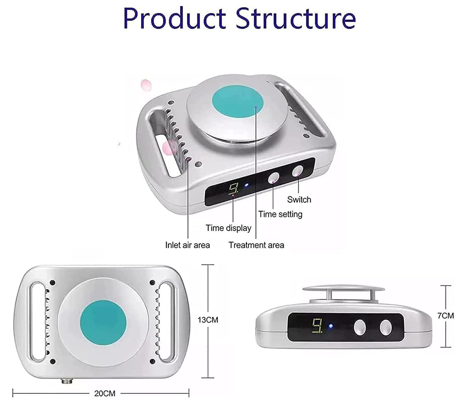 McbeAn Freezing Fat Removal Machine, Portable Cryolipolysis Instrument, Lipolysis Substance and Cold Freeze Fat Massage, for Slimming Tummy, Arms, Thighs, Shanks, Lifting Hips