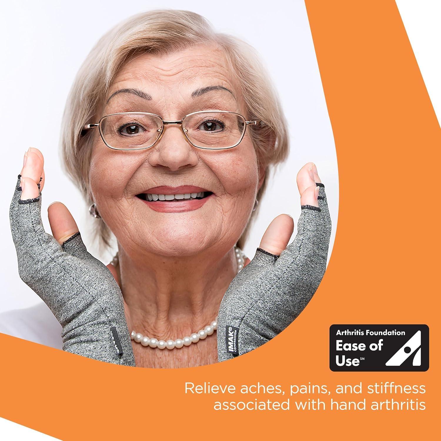 IMAK IMAK Compression Arthritis Gloves (Grey, S)