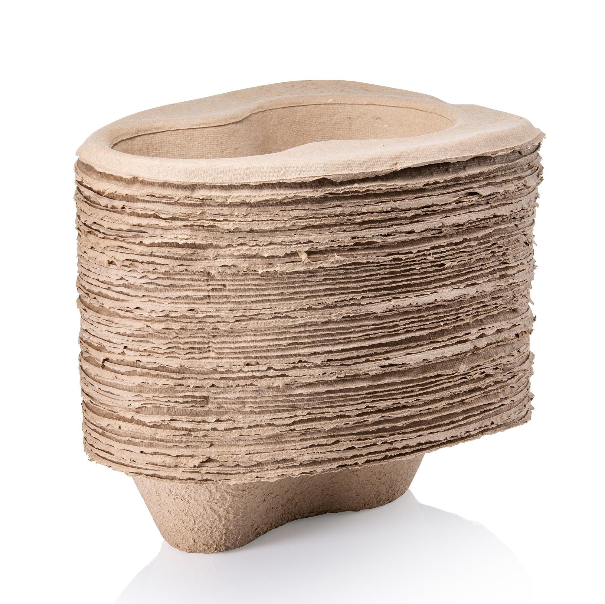 EASY CARE SOLUTIONS 200 x Easy Care Solution | Disposable Bed Pan | 2000ml | Packs of 200