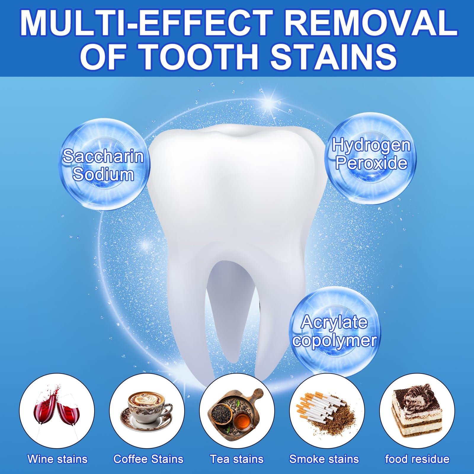 BODY JUICE OIL Teeth Whitening Strips, Whitening Strips for Teeth Whitening 28 Strips - 14 Treatments, Enamel Safe Non-Sensitive