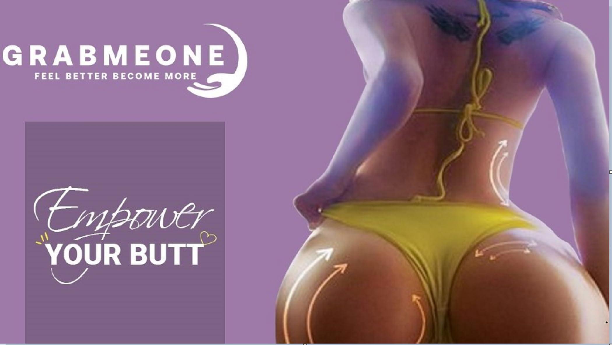 GRABMEONE Bum & Hip Enlargement Supplement - Natural Enhancer Supports Bigger, Toned, and Firm Bum - Bum & Hip Enhancement (60 Capsules)