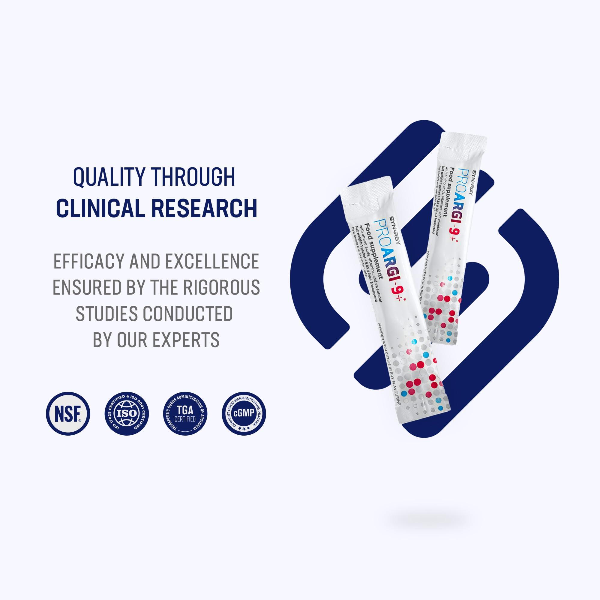 Synergy Worldwide Synergy Worldwide ProArgi 9+ 295 g | 5000mg L-Arginine and 200mg L-Citrulline Supplement with Vitamins C, D3, K, B6, and B12 | Enhance Cardiovascular and Circulatory Health | 30 Sachets