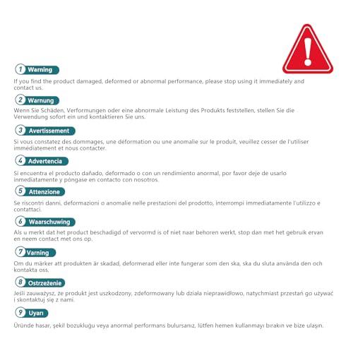 Glomora HandsFree Bag Holder Stand - Convenient Bag Holder for Plastic Bags, 6Pcs Food Storage Bag Holder Stand