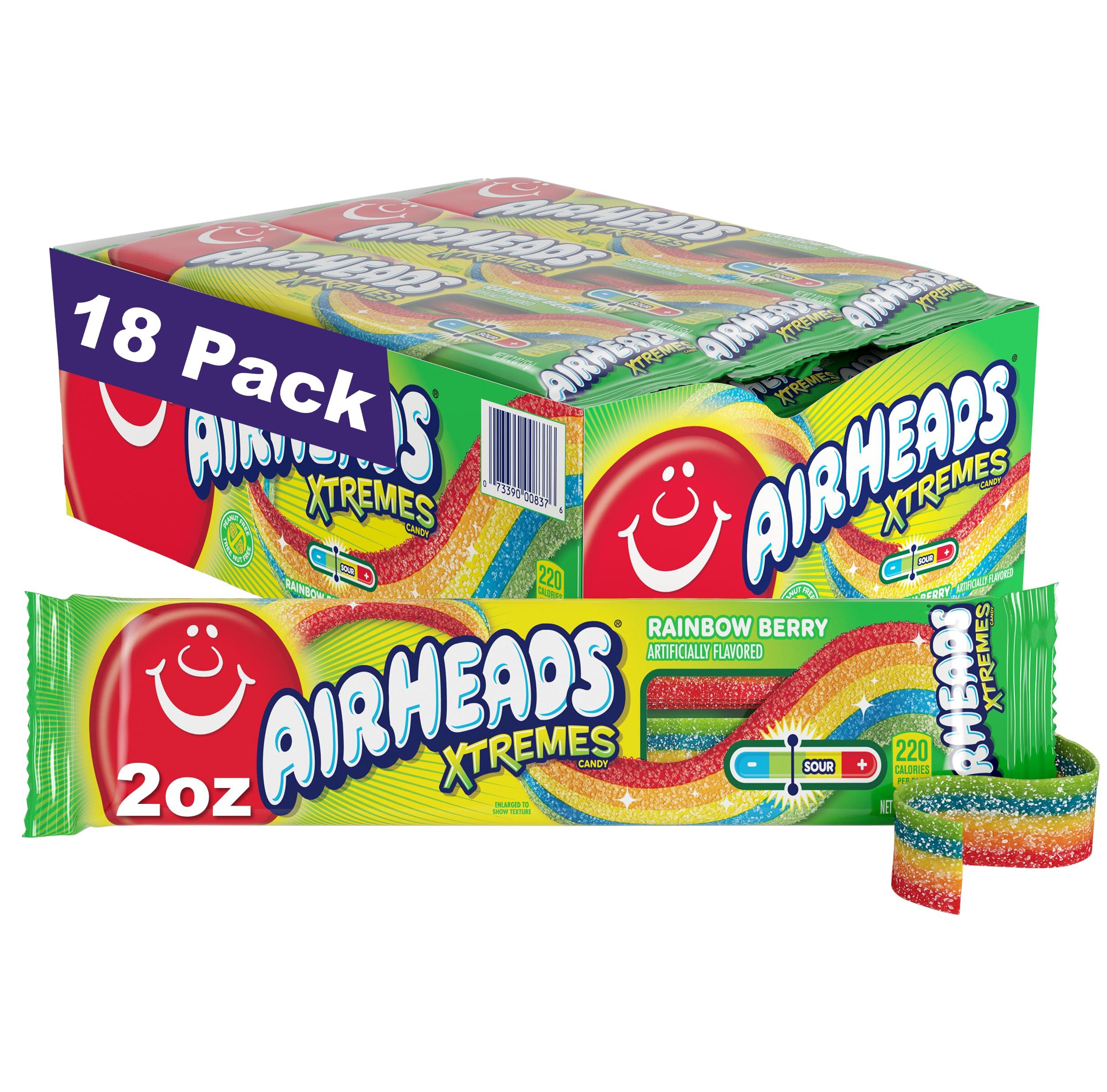 Airheads Air Heads Xtremes Sour Belts (Pack of 18)