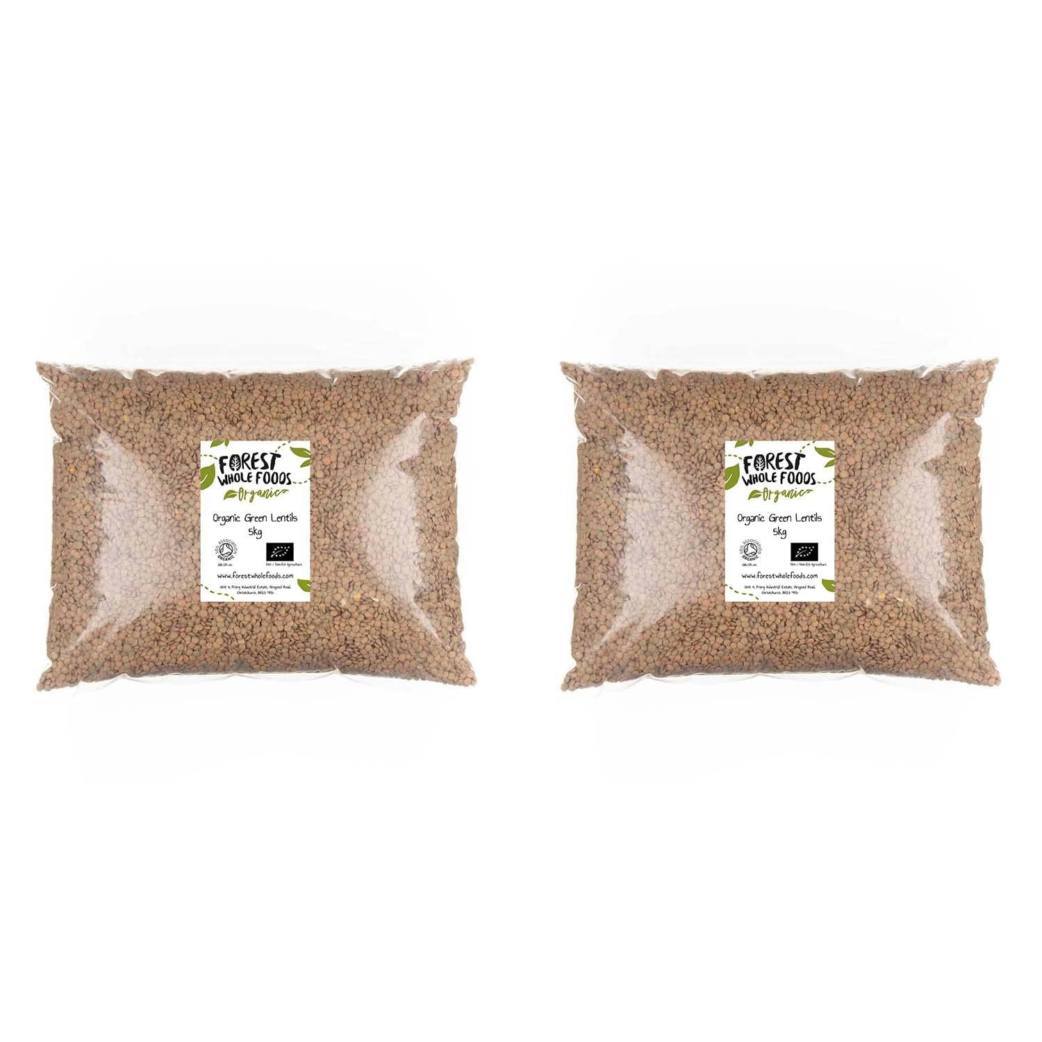Forest Whole Foods Forest Whole Foods Organic Green Lentils, 10 kg