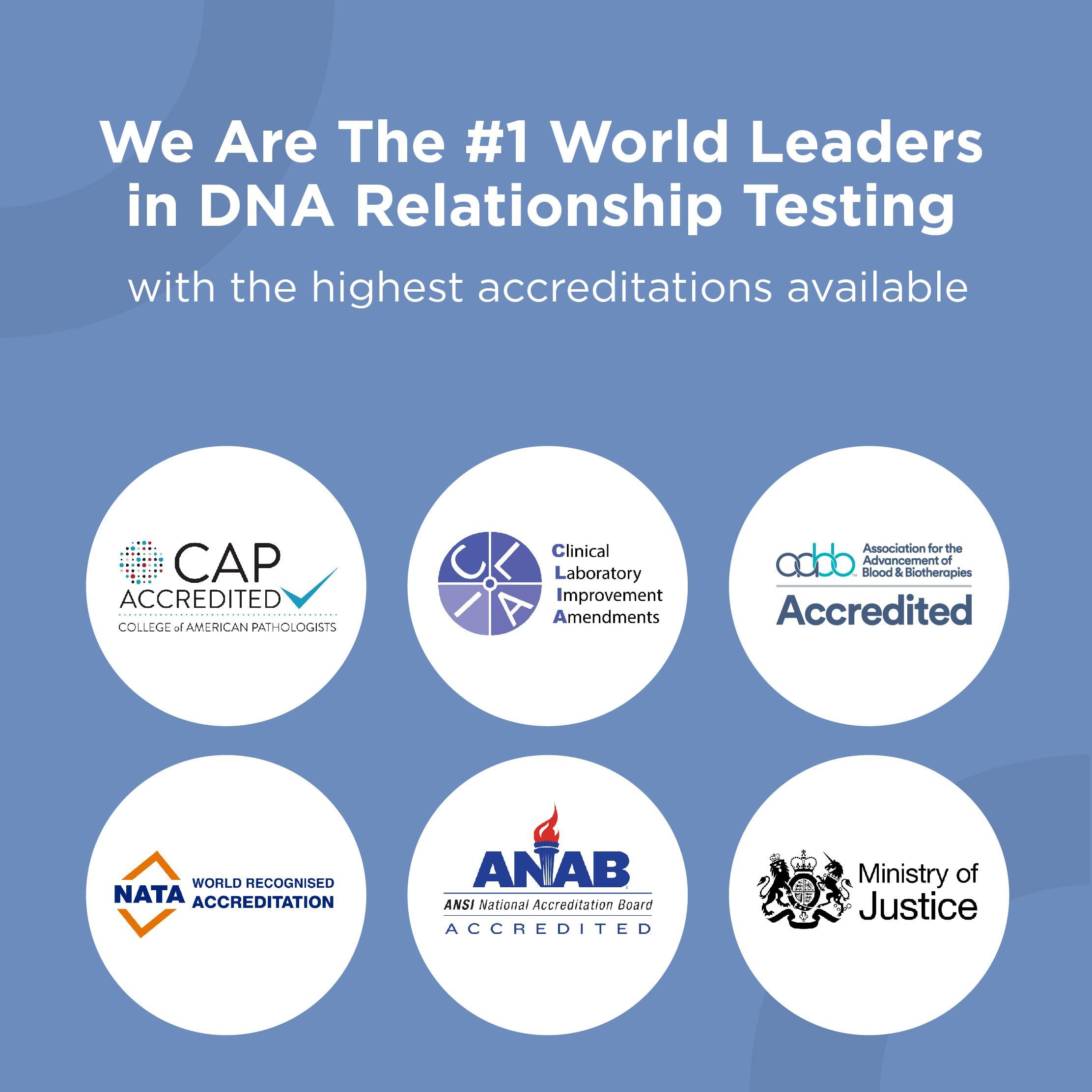 HomePaternity HomePaternity Sibling DNA Test, Fast Results, Highest Accuracy Available with Up to 34 Genetic Markers Tested, All Lab Fees & Shipping Included