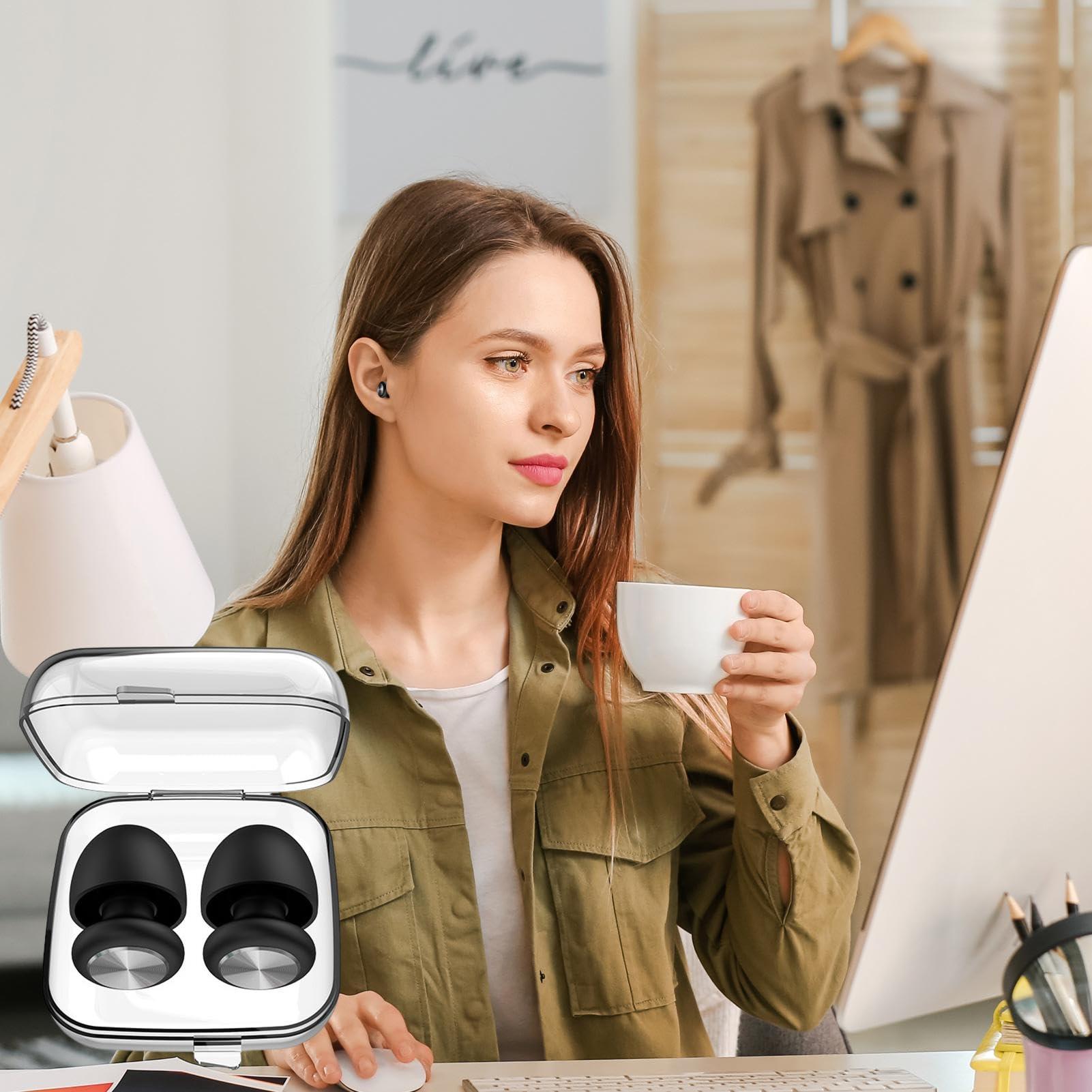 FreshCart Basics Quiet Ear Plugs for Sleep,Reusable Ear Plugs for Noise Sensitivity | Reusable Ear Plugs for Noise Sensitivity, Quiet Ear Plugs, Noise-Reducing Earplugs Ear Defenders for Snoring