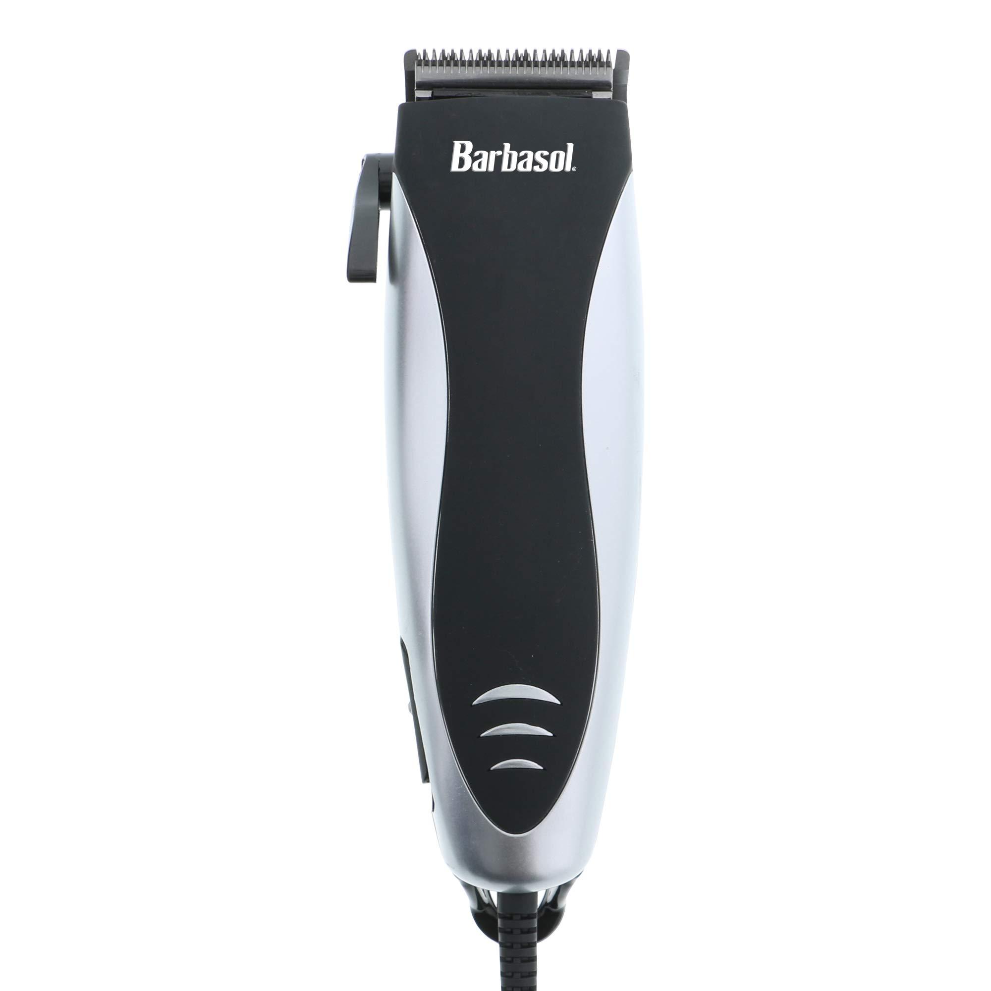 XTREME DIGITAL LIFESTYLE ACCESSORIES Barbasol Professional Hair Clipper Kit with Stainless Steel Blades, 4 Guide Combs, Adjustable Taper and Travel Bag
