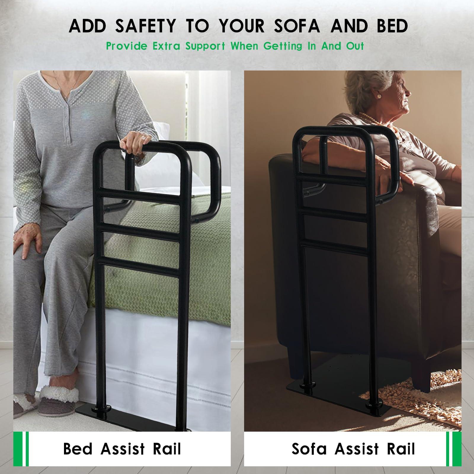 Coocure Couch Stand Assist for elderls, Sofa & Chair Stand Assist Rail, Heavy Duty Stand Assist Rail with Non-Slip Covers. Suitable for Seniors and Other Relied On Persons.