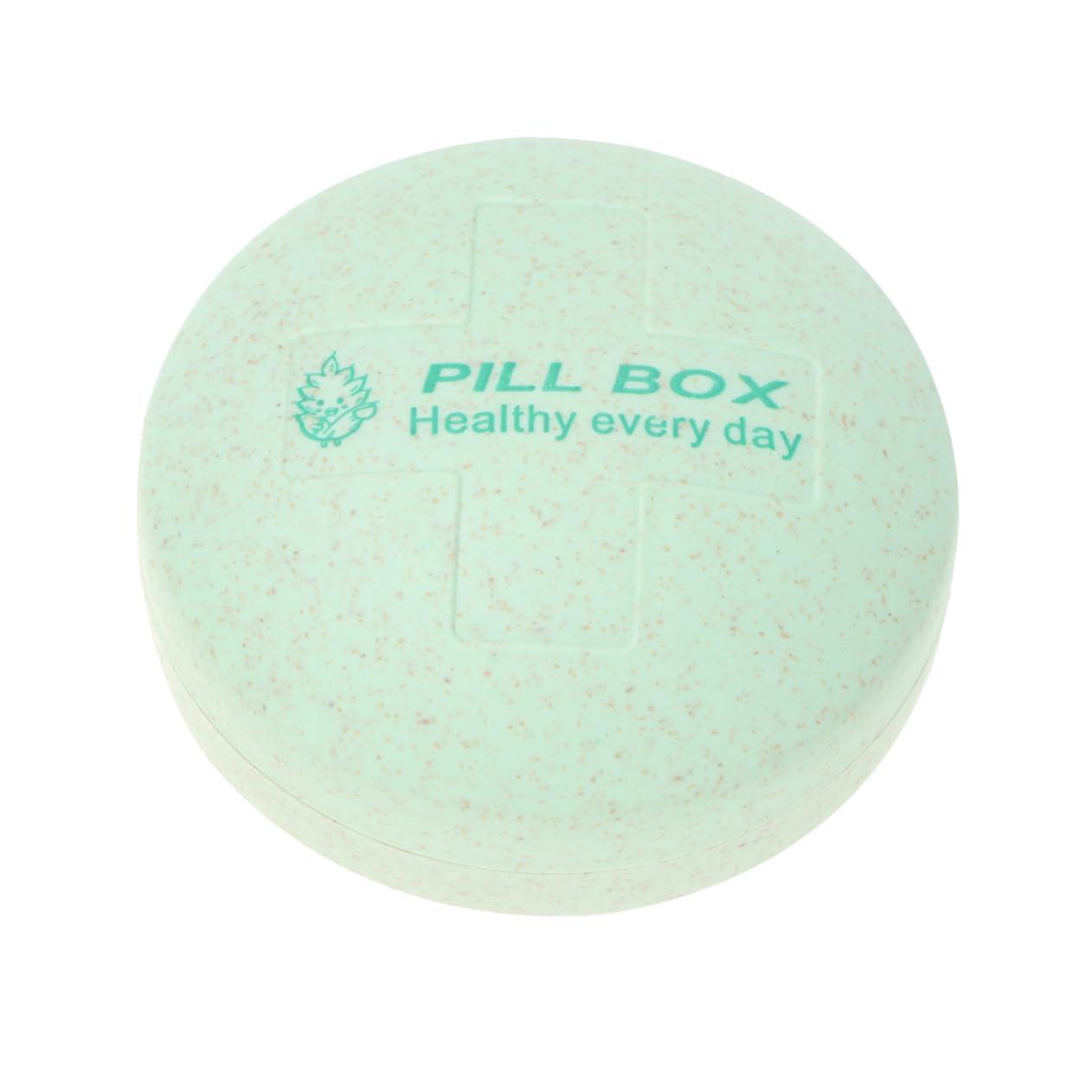 FOMIYES FOMIYES Travel Pill Box Case Compact Storage Holder for Medication Portable Medicine Organizer Durable Material Fit in Backpack or Pockets