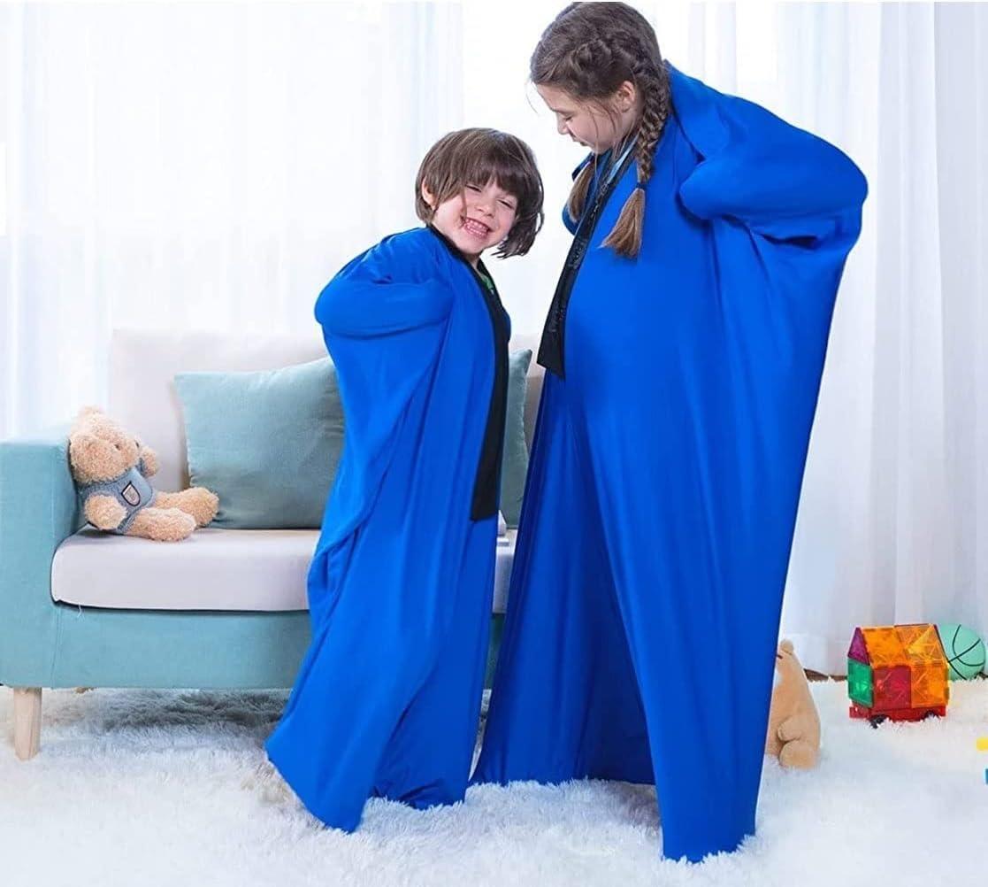 BANTASE Sensory Body Sock for Autism/ADHD Sensory Needs, Body Sock Full-Body Wrap to Relieve Stress, Self-Calming, Relaxing 3-18 Years Old(Rosa,L)