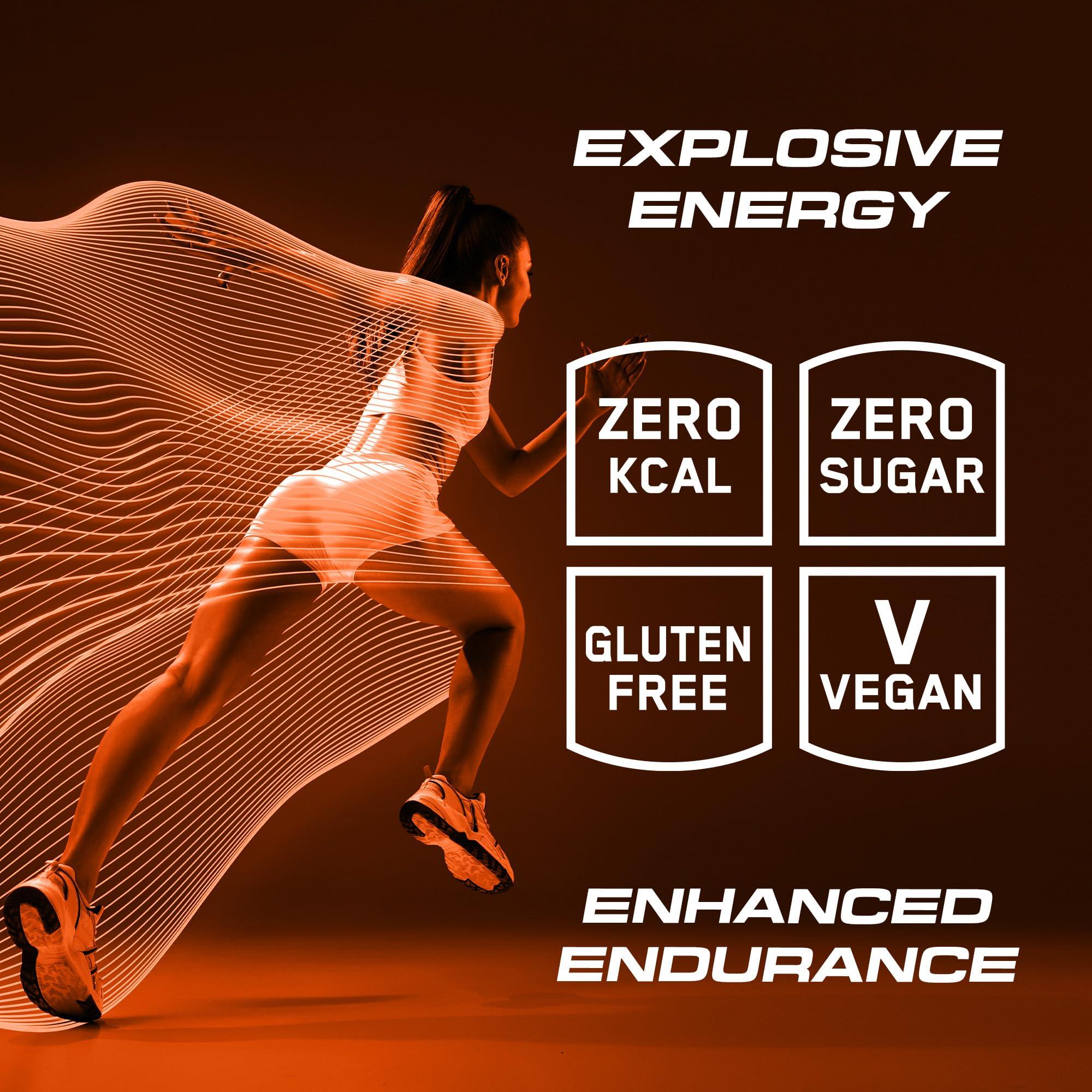 Applied Nutrition Applied Nutrition ABE Pre Workout Cans - All Black Everything Energy + Performance Drink, ABE Carbonated Beverage Sugar Free with Caffeine (Pack of 24 Cans x 330ml) (Orange Burst)