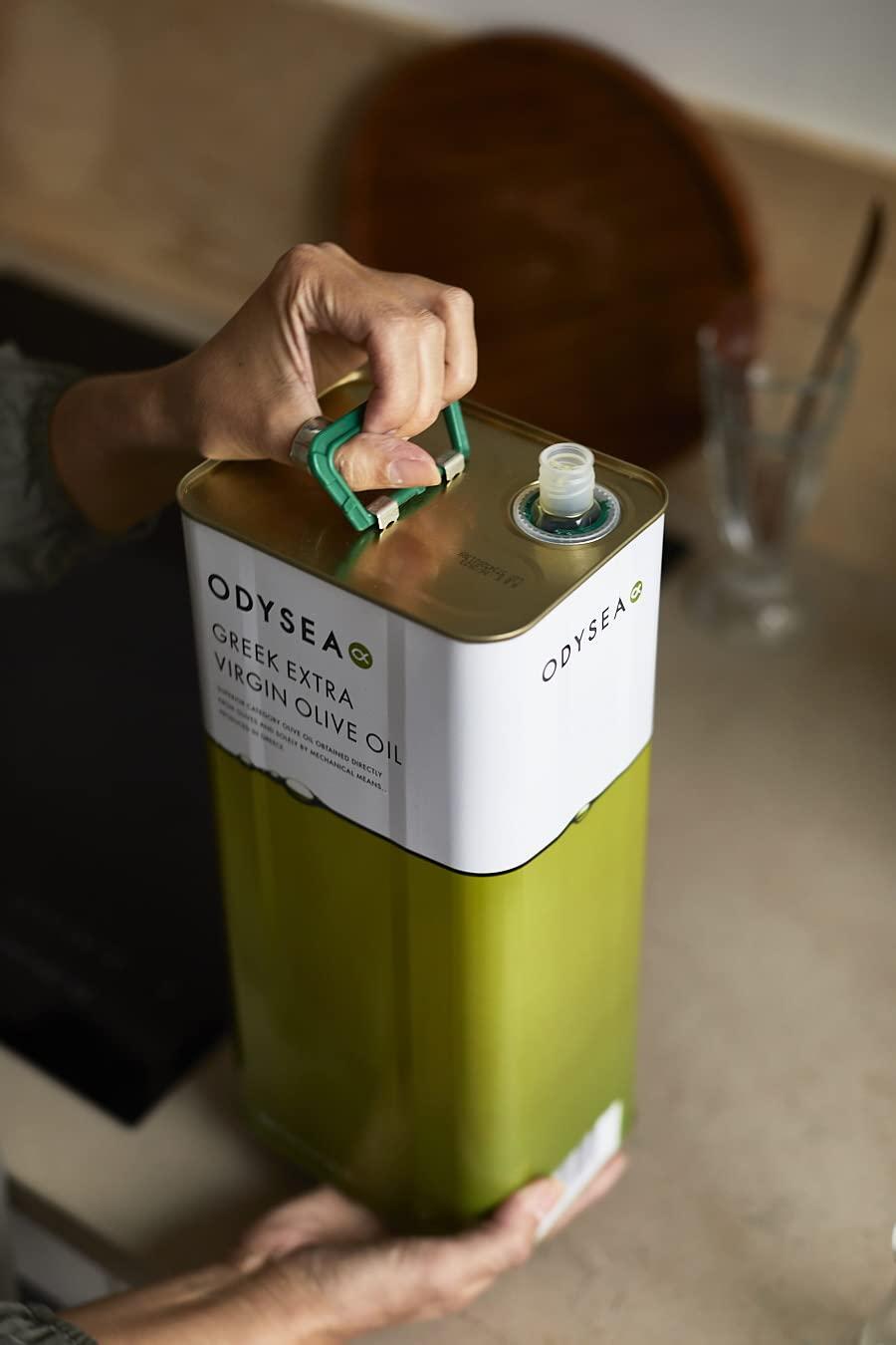 Odysea Odysea Greek Extra Virgin Olive Oil Tin, 5 Litre