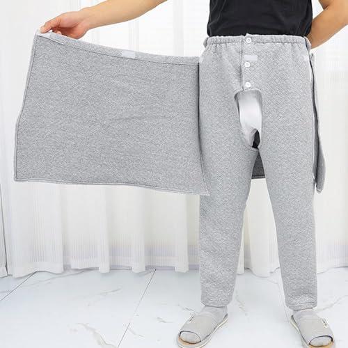 UNbit Patient Pants Clothing, Bedridden Incontinence Trousers for Women and Men, Thickening Patients Care Trousers for Disabilities Fracture Bed Patients Elderly Patients Surgery