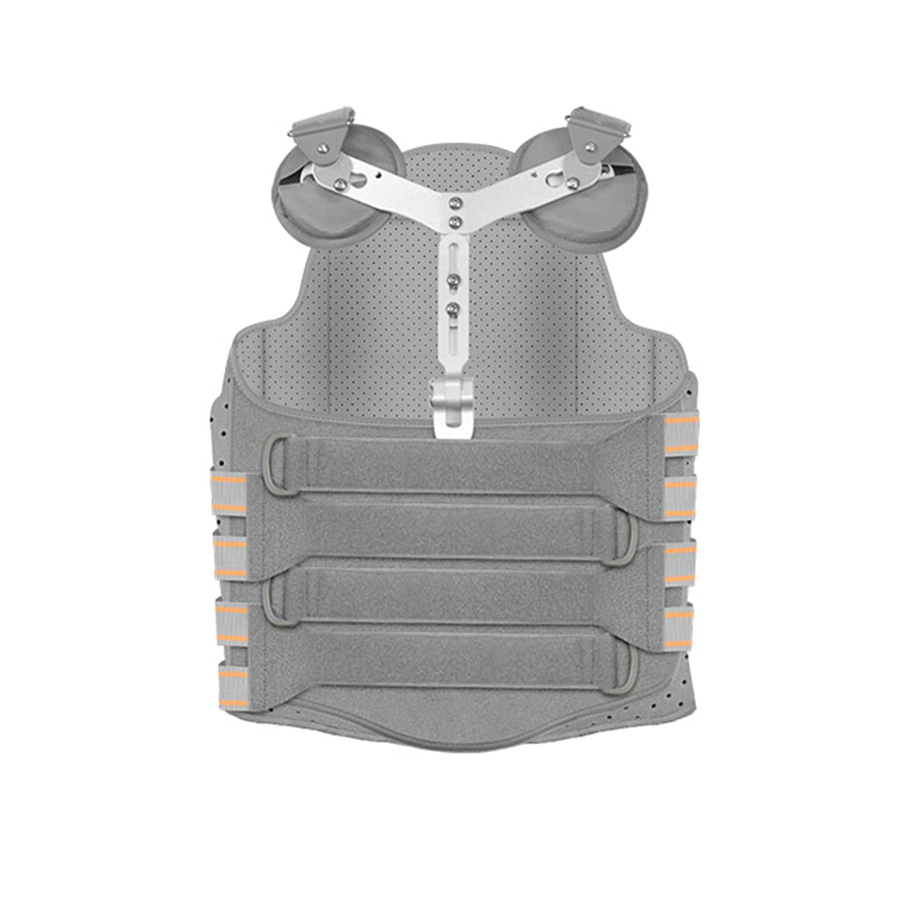 WILLQ WILLQ Thoracic Orthosis Lumbar Thoracic Lumbar Spine Orthosis support Lightweight Adjustable Back Brace for lumbar vertebrae fractures restoration of fixed protection stabilizer,Extralarge
