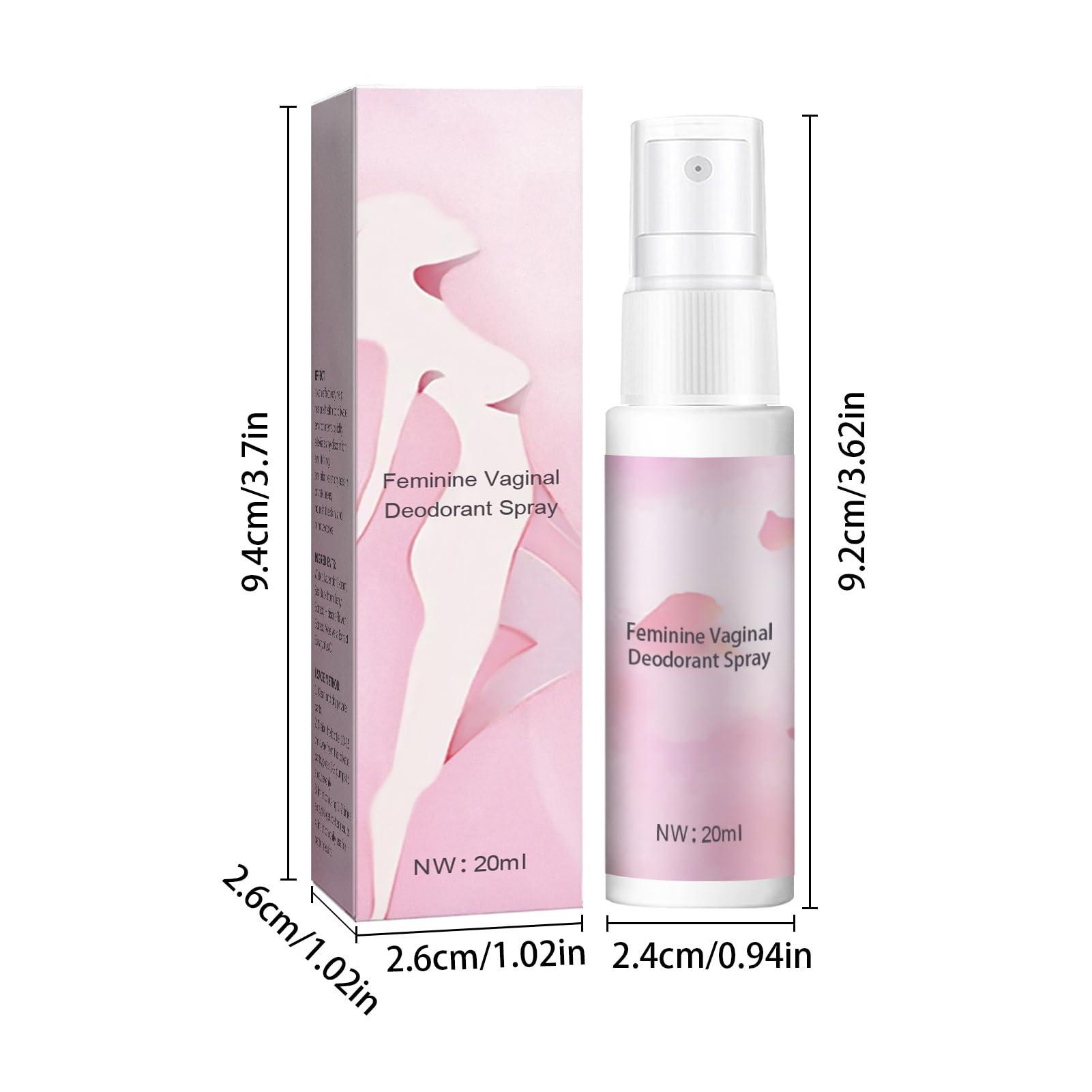LINGJIONG Feminine Hygiene Spray, Private Parts Spray Feminine Hygiene Products, Intimate Parts Vaginal Care Spray, Intimate Spray, Feminine Spray For Odor Protection, 0.7 Ounce