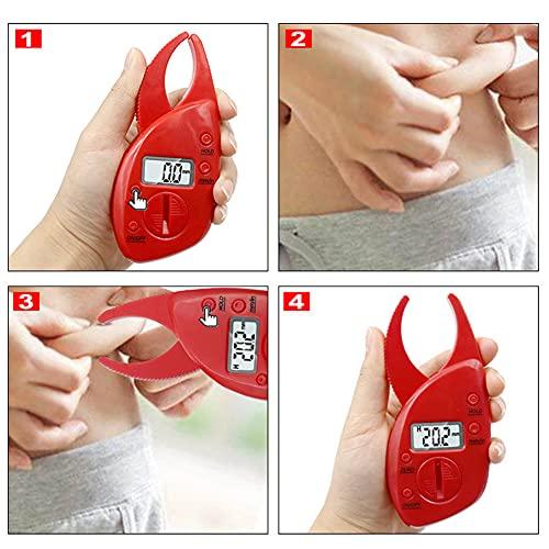 BYYLECL BYYLECL Digital Body Fat Caliper, Skin Muscle Tester Digital Display Lcd Body Fat Caliper Analyzer Fitness Muscle Measure Tool